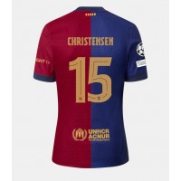 Stroje piłkarskie Barcelona Andreas Christensen #15 Koszulka Podstawowej 2024-25 Krótki Rękaw